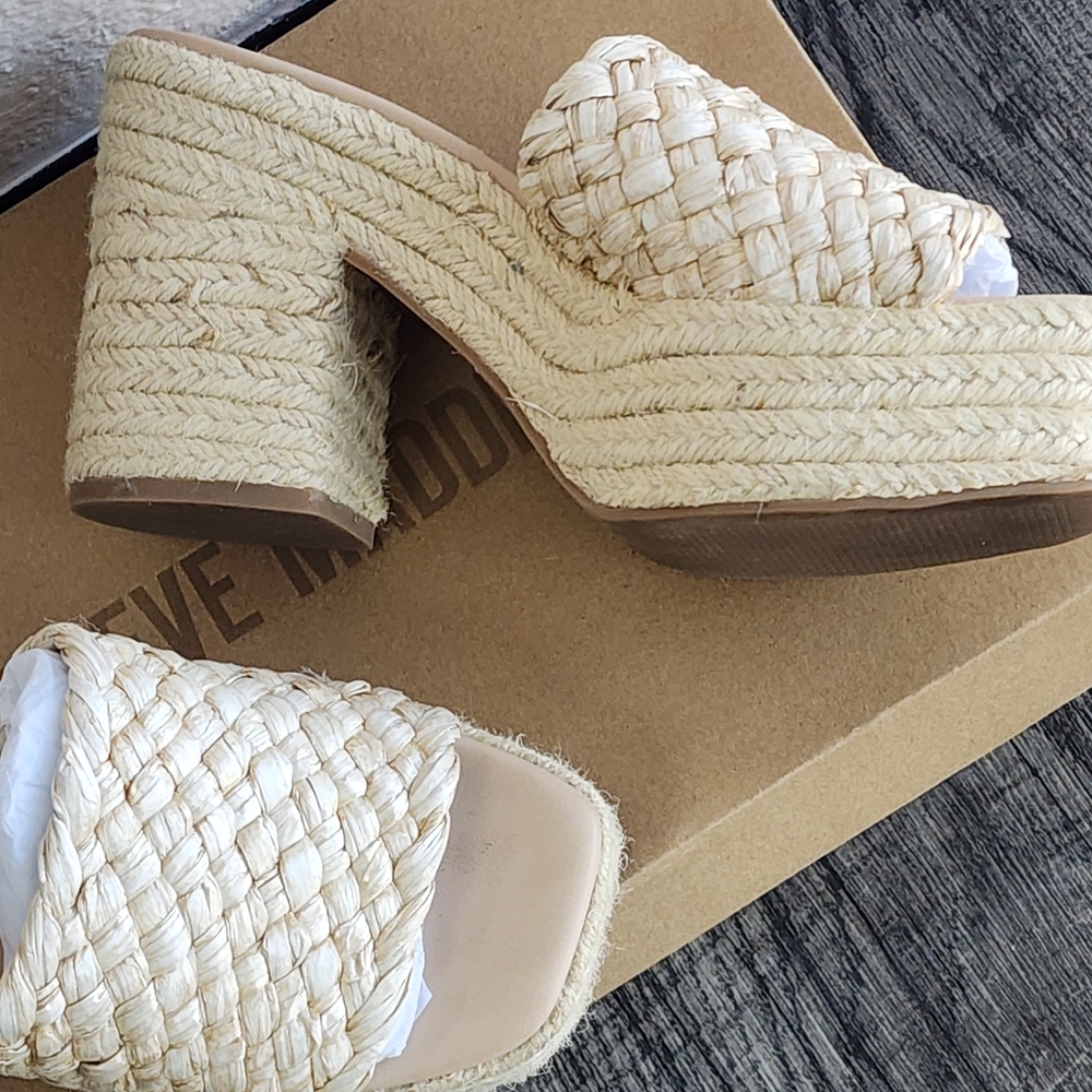 Steve Madden Raffia Women's  Platform Sandals